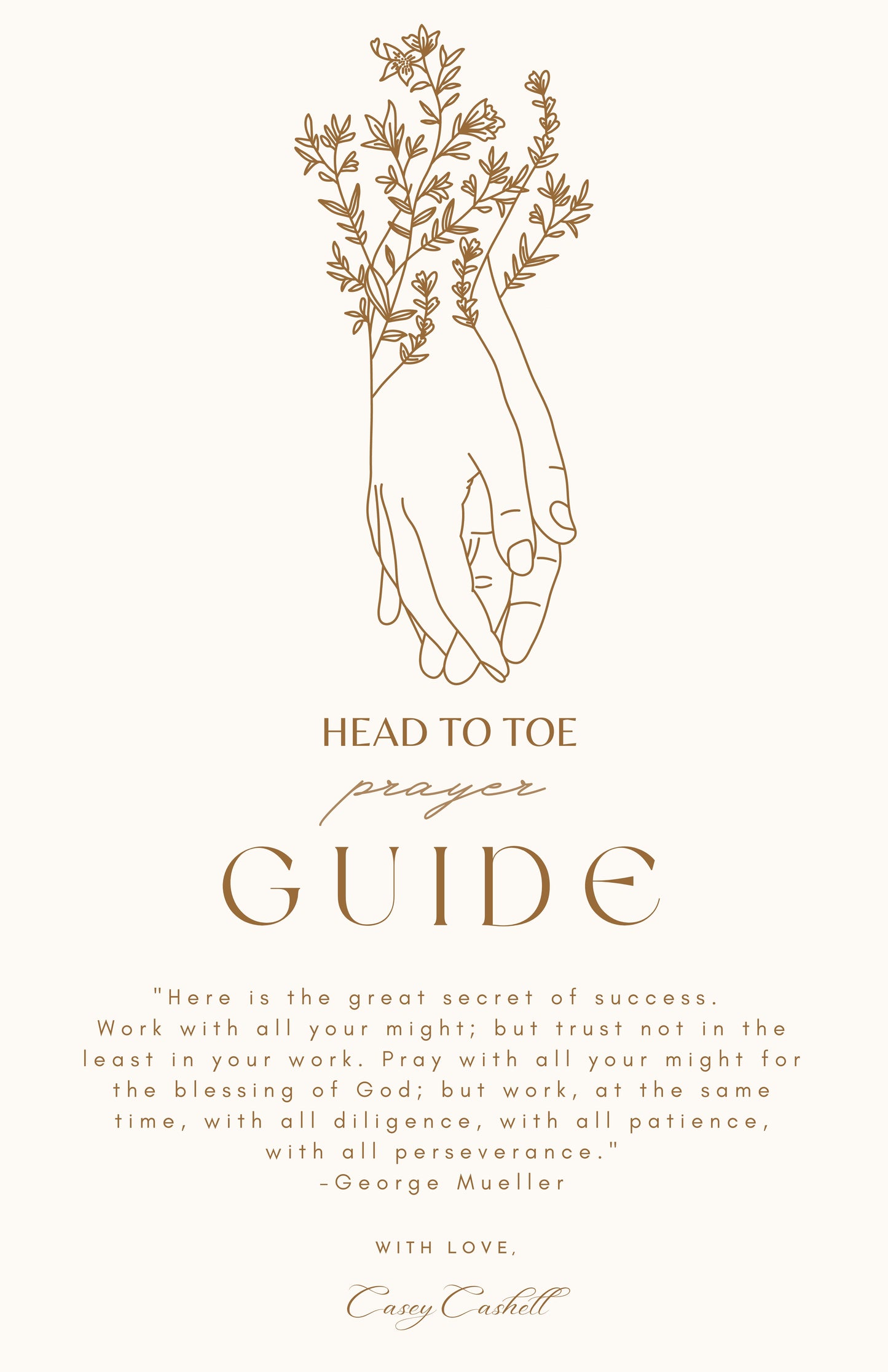 download a printable guide for head to toe prayers for sons and daughtere