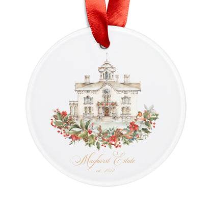 Acrylic Ornament with Ribbon